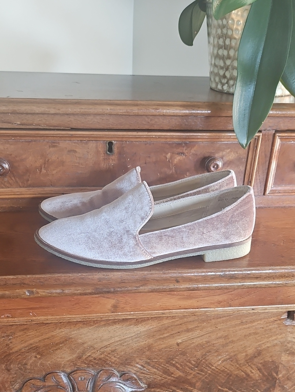 Dolce Vita Pink Velvet Flats